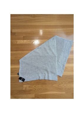 DKNY Gray Open Knit Scarf NWT